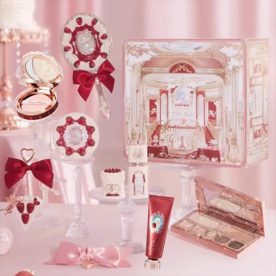 Collection Flower KnowStrawberry Cupid Box - Coffret de maquillage - Palette complète - Poudre press