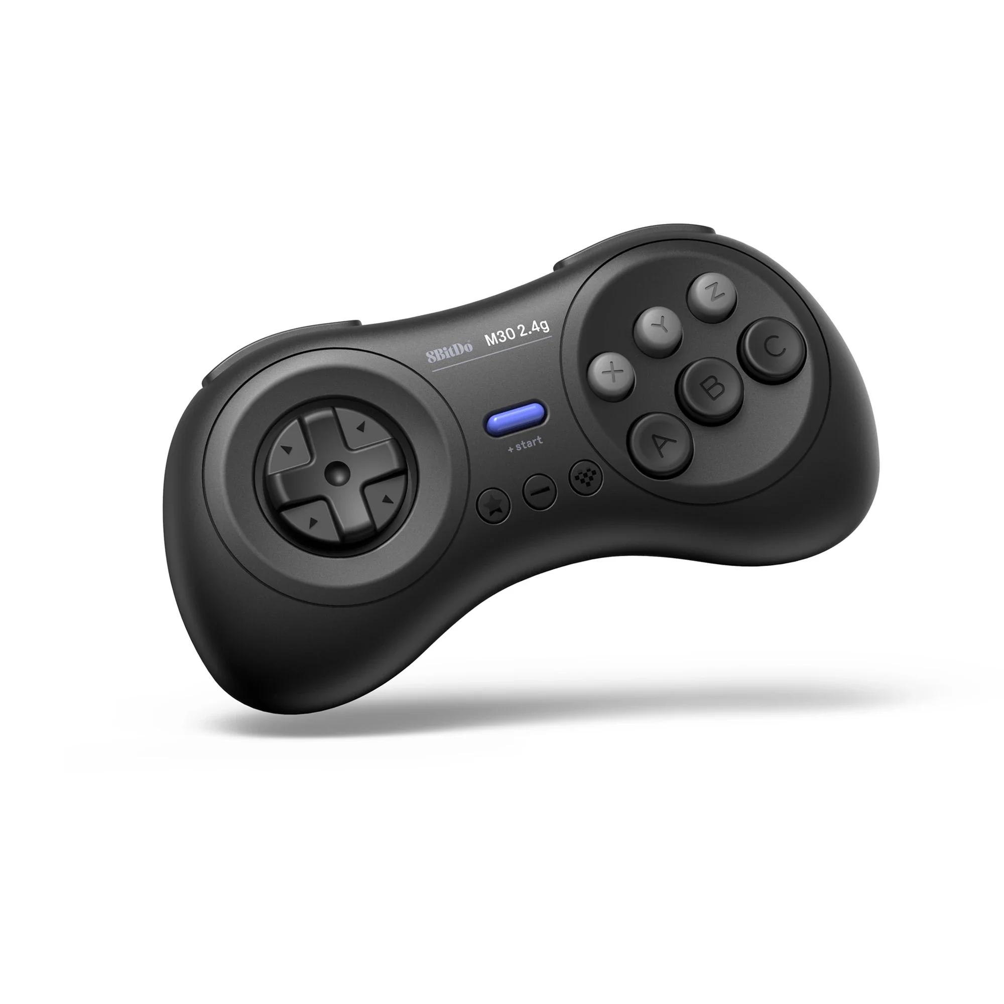 8BitDo-Prise en charge du contrôleur M30 2.4G, SEGA Genesis, Mega Drive, système analogique Mega Xen