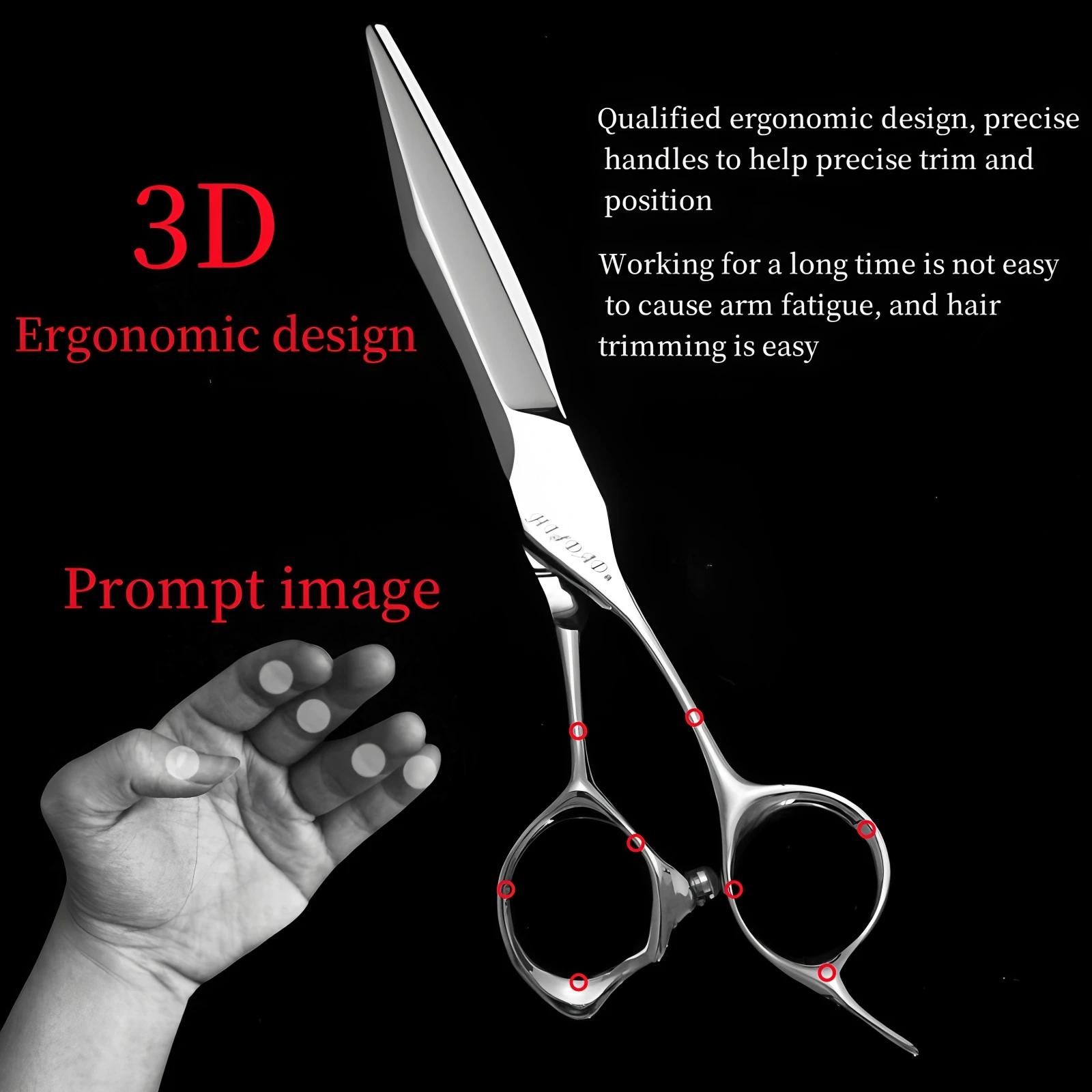 HISADA ciseaux de coiffeur professionnels 15 ciseaux de coiffure brevetés ciseaux de 6.0/6.5/7.0 pou