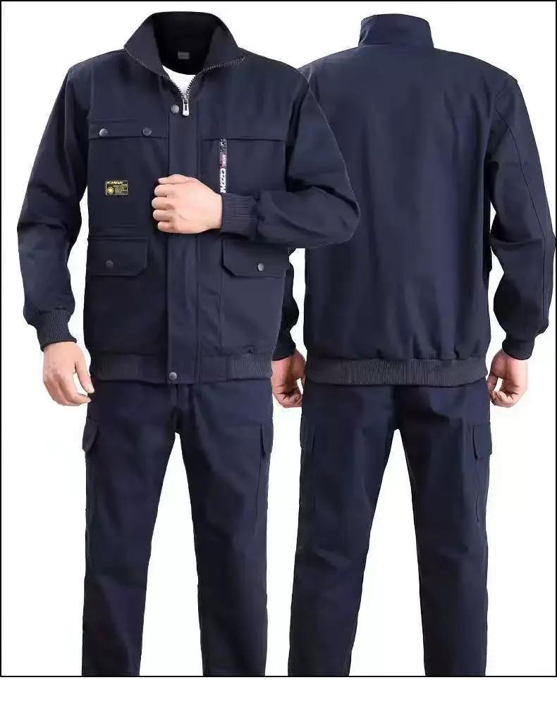 Vêtements de travail de protection pour hommes, anti-brûlure et anti-chaleur, tenue de chantier, ens