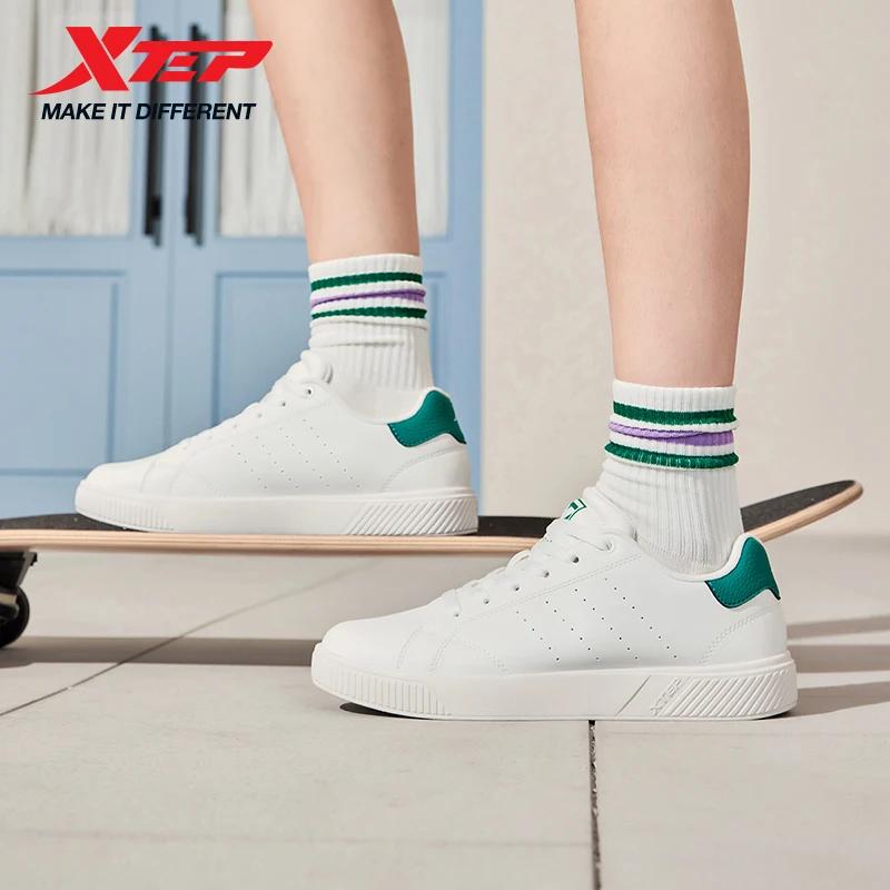 Xtep chaussures de skateboard pour femmes 2025 été léger durabilité loisirs mode à lacets rue style 