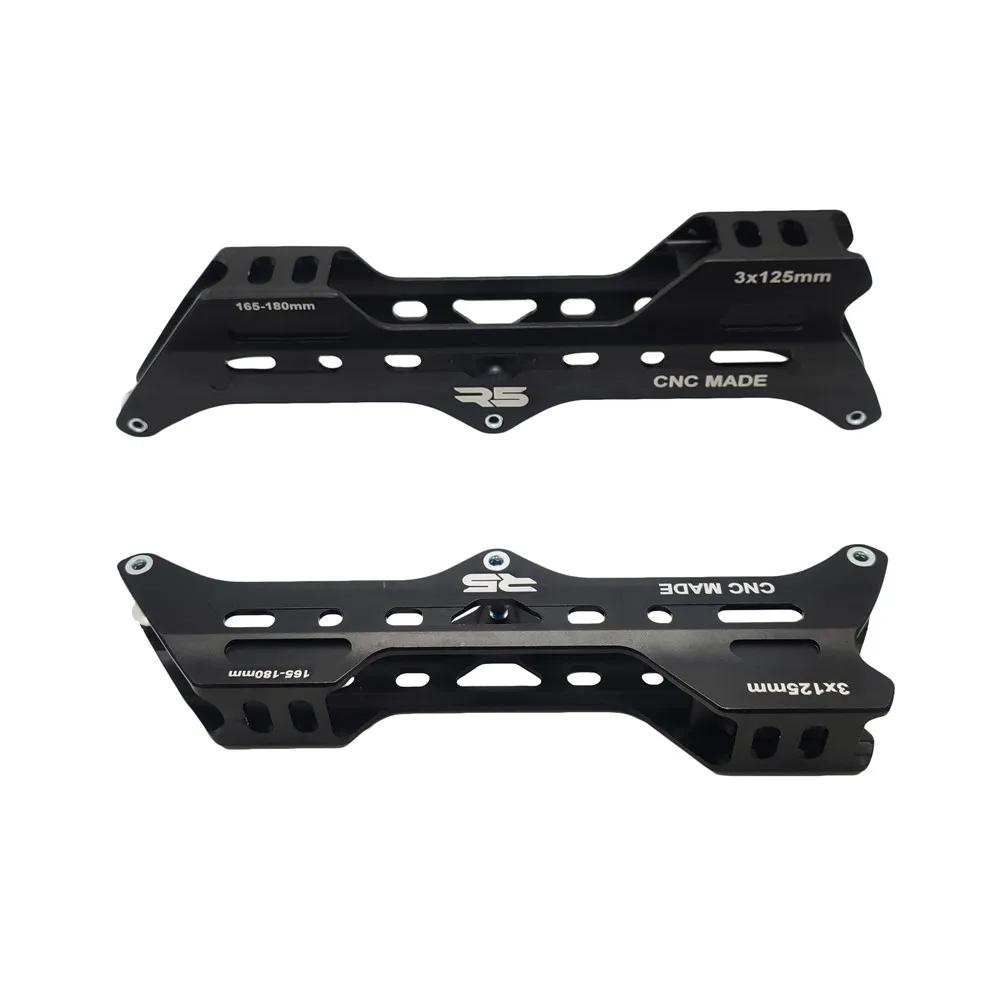 R5 Blance 3*110mm 246mm 3*125mm 260mm patins à roues alignées cadre pour patins Slalom convertir en 