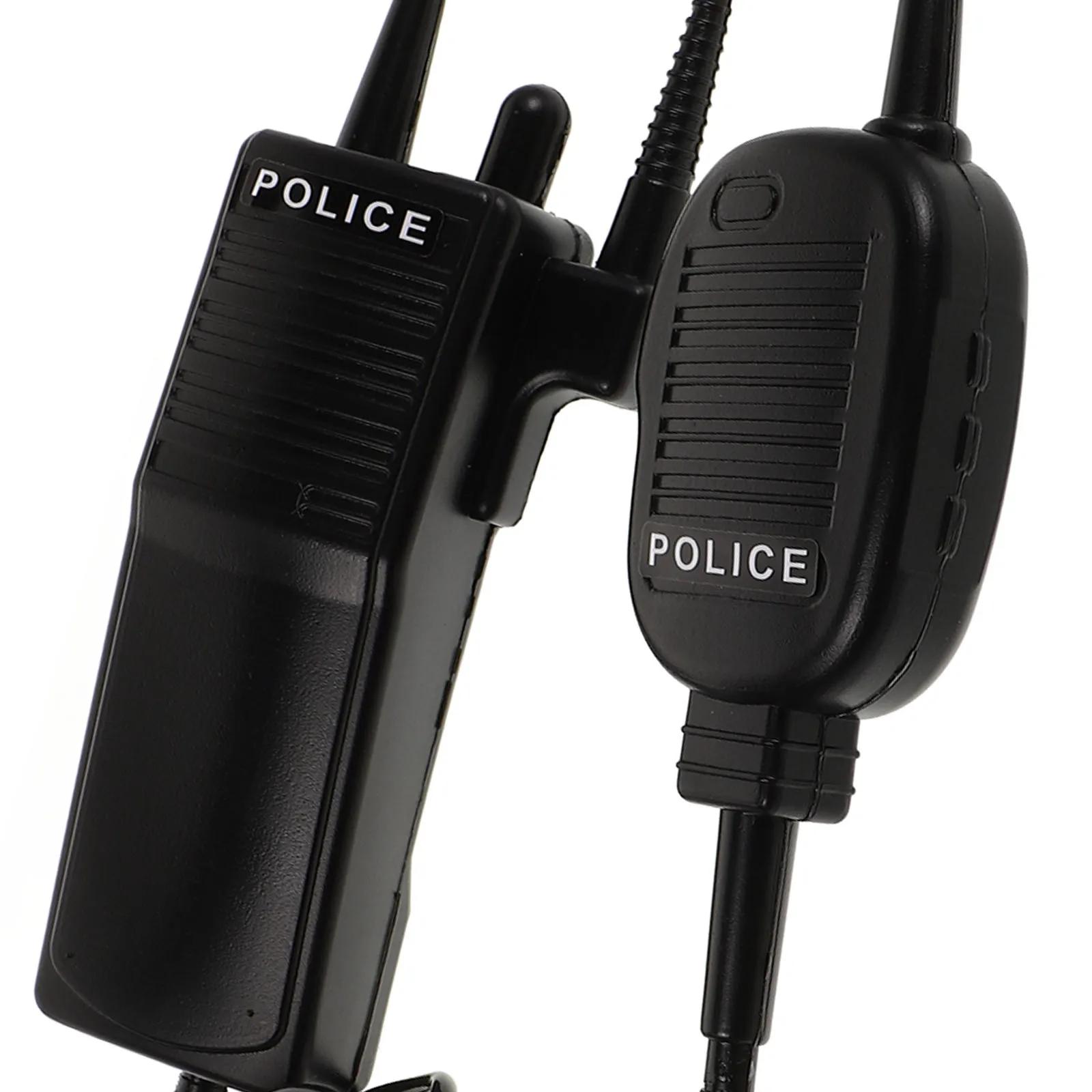 Fausse Radio de Police d'halloween, ensemble de talkie-walkie, accessoire de Cosplay américain, Radi