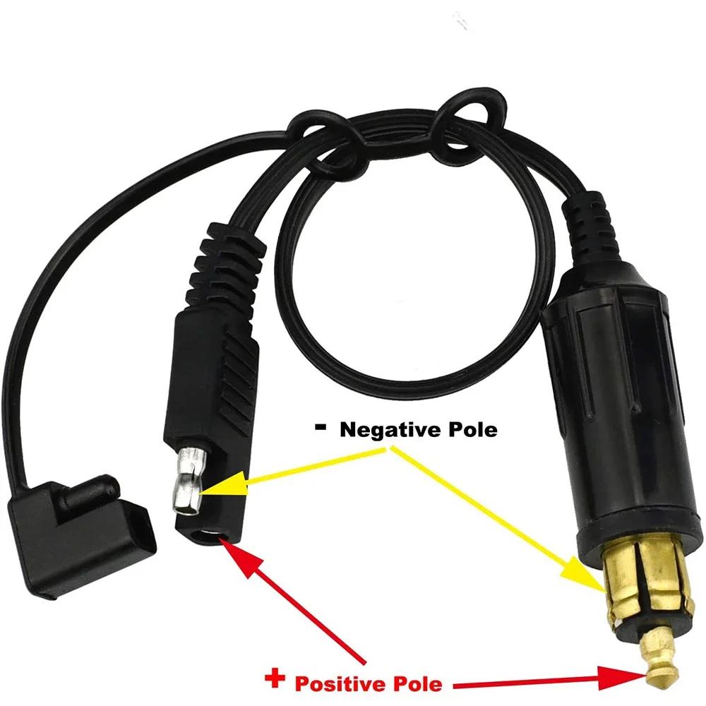 Connecteur DIN Hella vers SAE, 30cm, pour BMW Victory, Triumph DucSaulm, Moto SAE, Polarity Paupière