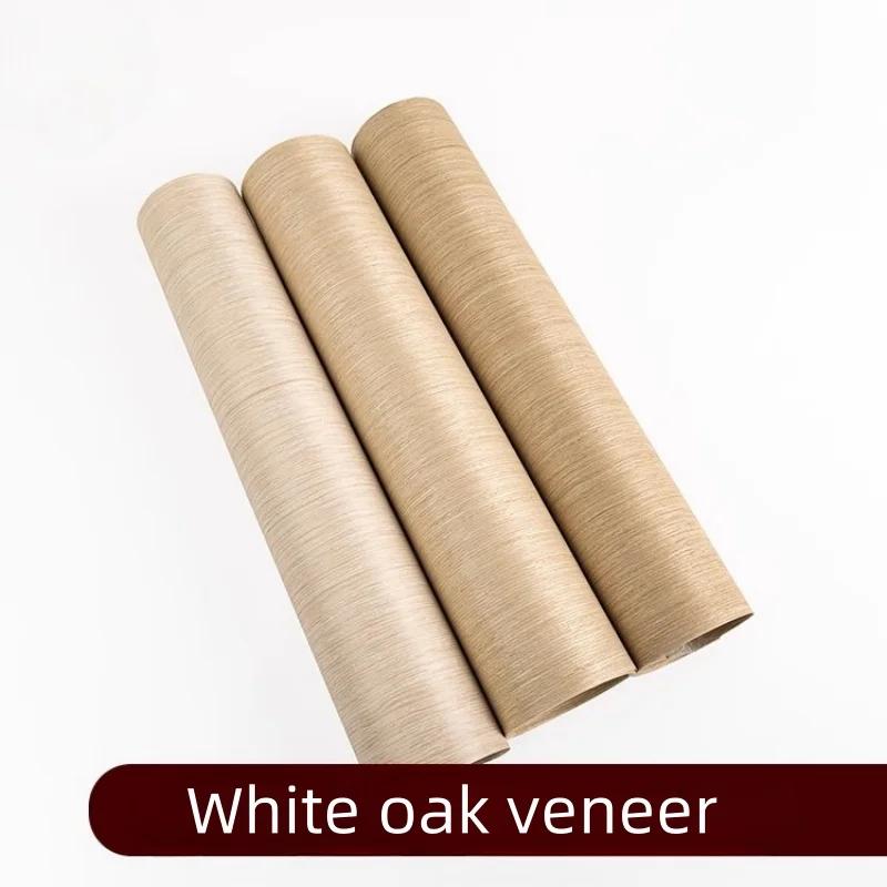 Plaques pour portes en bois, 58x250cmT0.2mm, placage de chêne blanc, meubles, rénovation de bureau, 
