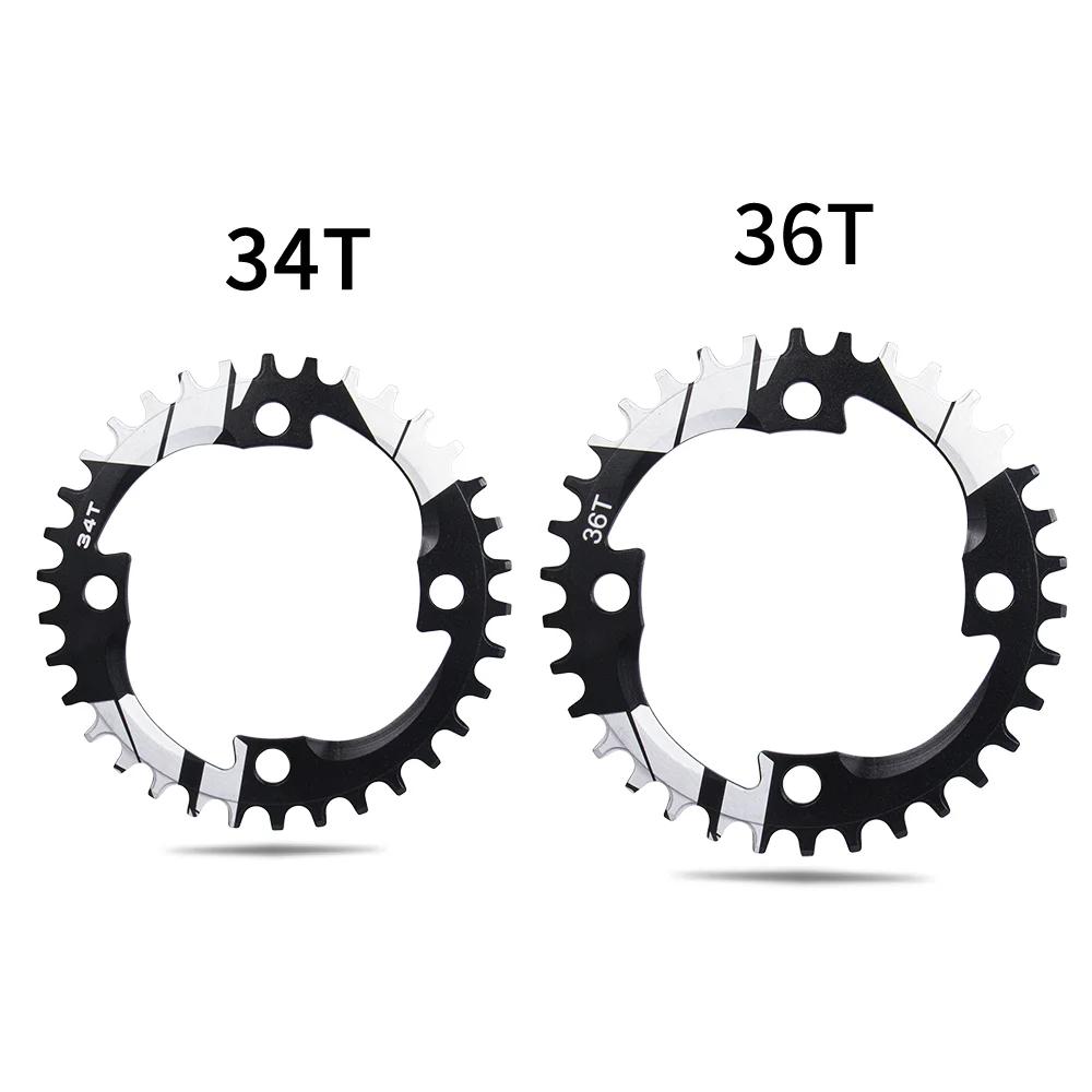BOLANY VTT pédalier 170MM 104BCD pédalier manivelle creuse en alliage d'aluminium vtt vélo manivelle