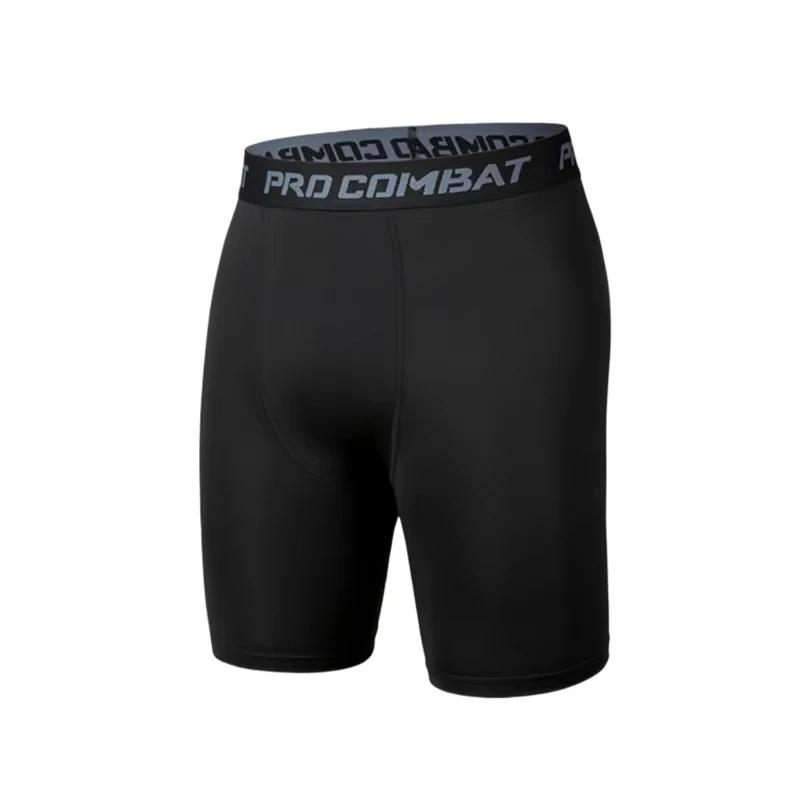 Pantalons de Compression pour hommes, collants de course, Leggings de basket-ball secs et frais, col
