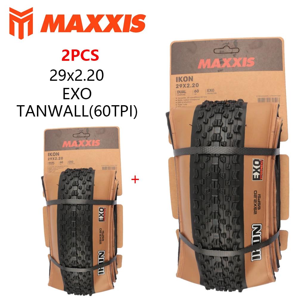 2 pièces MAXXIS IKON pneu de VTT d'origine 26 29 pliant Anti-crevaison Tubeless XC pneu de vélo tout