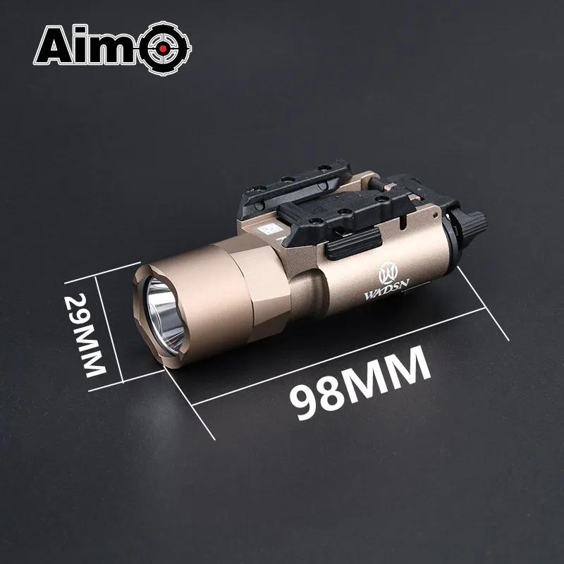 Lampe torche de chasse 600 Lumens X300U X300, lumière LED blanche pour pistolet, compatible avec rai