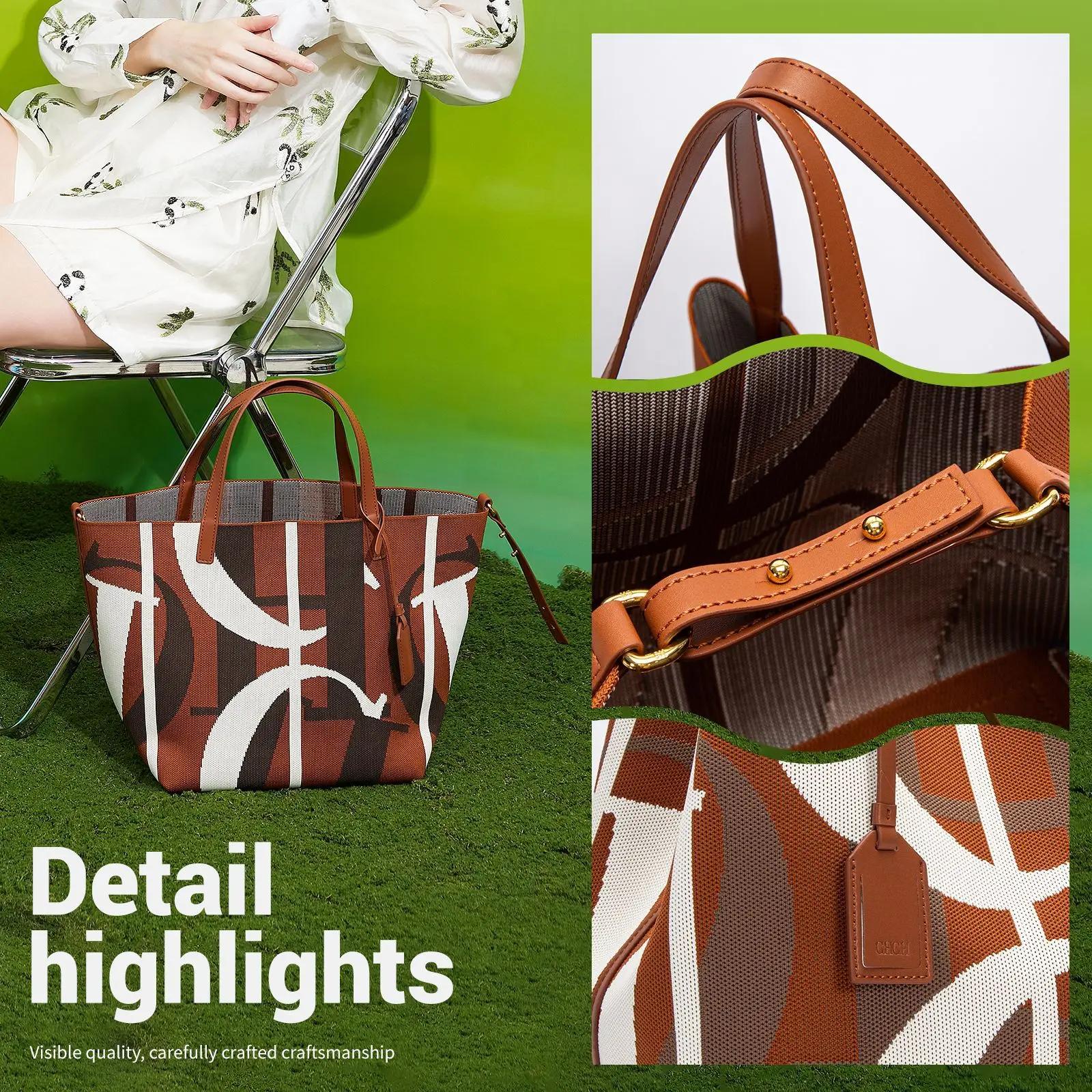 Sac fourre-tout coloré de grande capacité, artisanat exquis, sac de fête à la mode classique, nouvea