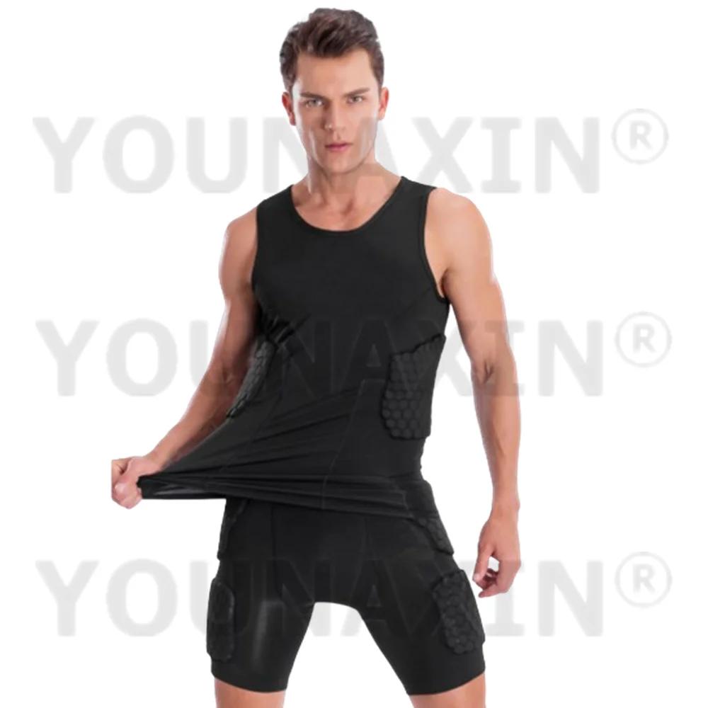 Haut de sport unisexe anti-collision, respirant et élastique, glaçure à séchage rapide, noir, précie
