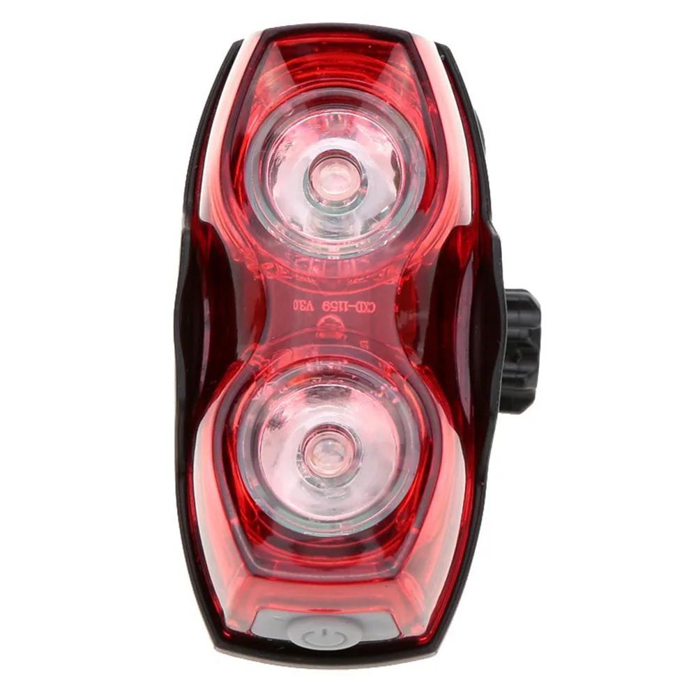 Feu arrière de vélo, piles AAA, haute visibilité, feu rouge, horizontal ou Vertical, accessoires pou