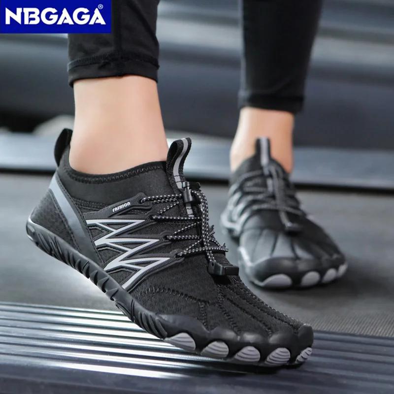 Chaussures de sport aquatique pour hommes, baskets légères à cinq doigts, antidérapantes, à séchage 
