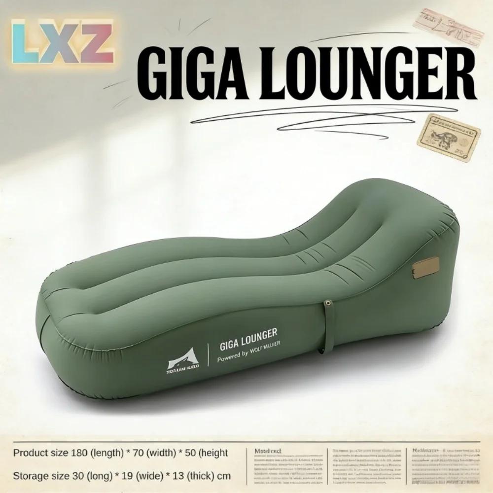 Fauteuil gonflable automatique à un clic, canapé gonflable léger pour les voyages - rechargeable par