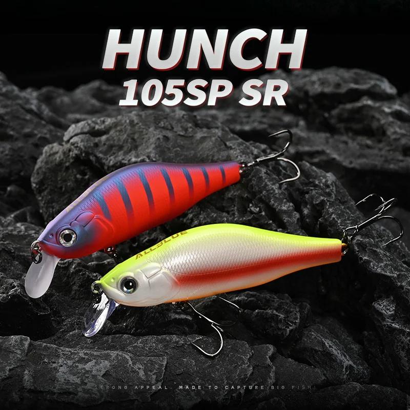 ALLBLUE HUNCH 105SP SR leurre de pêche Shad 105mm 28.5g suspendre Wobbler vairon 1-1.5M appât artifi