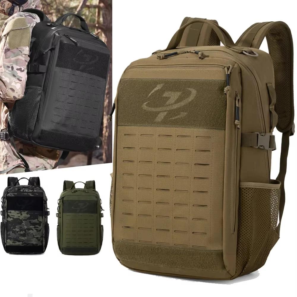 Sac à dos tactique de voyage pour hommes, randonnée, escalade, sports de plein air, sac à dos laser 