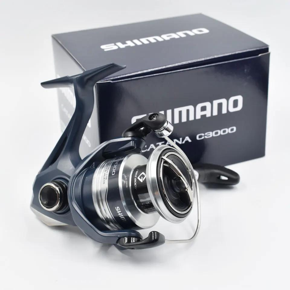 SHIMANO CATANA Spinning Fishing Reel 3 + 1BB Metal Spool G-Free Body et système de gestion de la lig