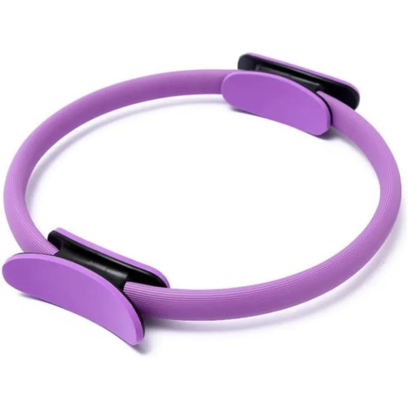 Anneau yoga Pilates cercle exercice antidérapant avec poignées pour entraînement musculaire cuisses et plancher pelvien