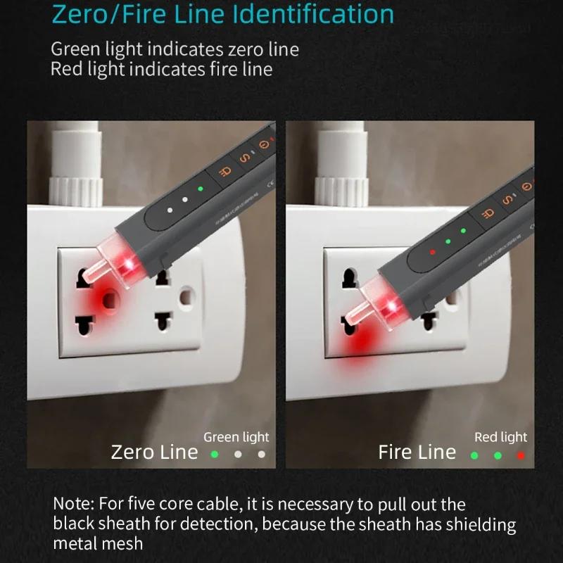 Stylo de test électrique miniature Jimihome JM-G2704, détecteur d'électricité sans fil, stylo de ten