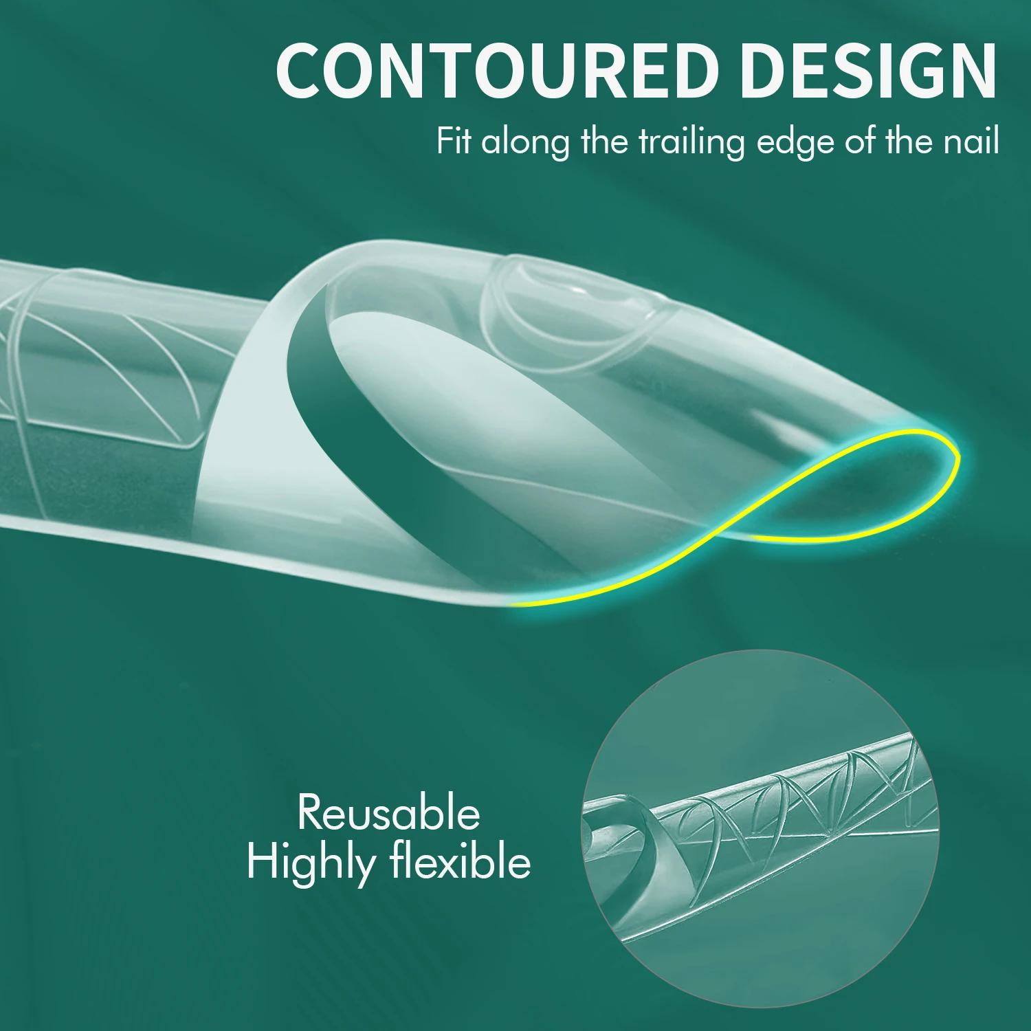Nailpop Space Nail Dual Forms 15 Tailles Formes à ongles pour extension de gel poly Réutilisables Ma