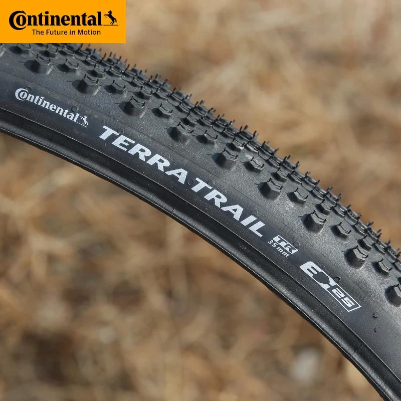 Pneu de vélo de route Continental Terra Trail 700x40C 45 50C Tubeless Ready Noir/Crème/Marron 3/180 