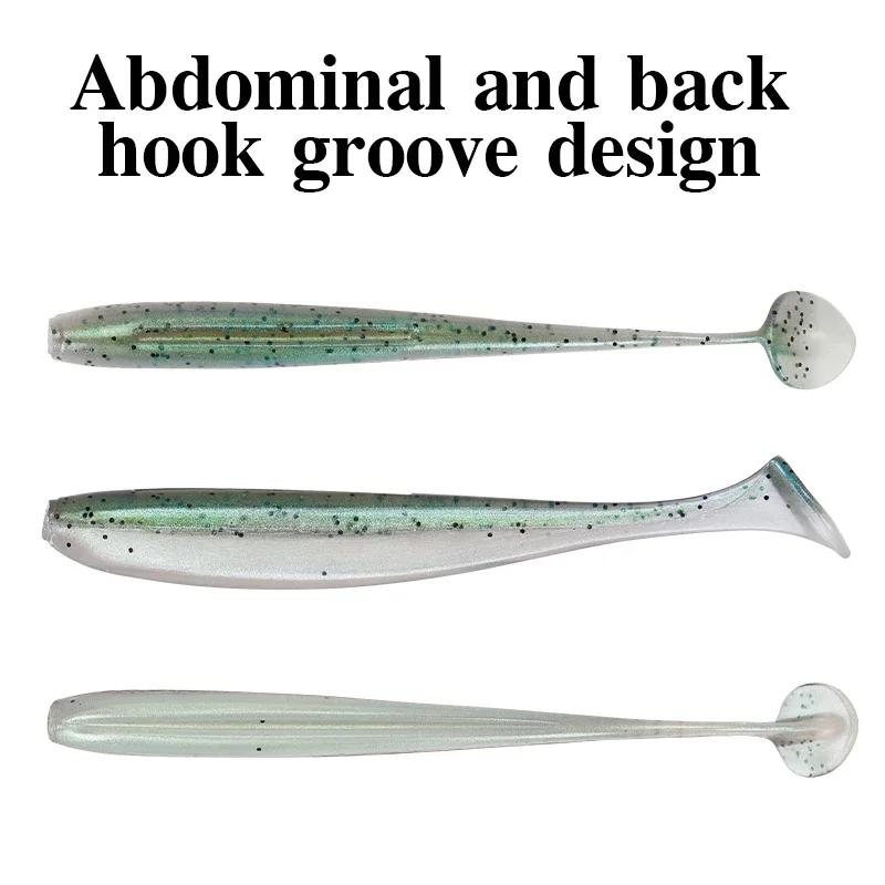 TSURINOYA 65mm 75mm T queue Wrom leurres de pêche leurre souple appât artificiel attirail Jerkbaits 