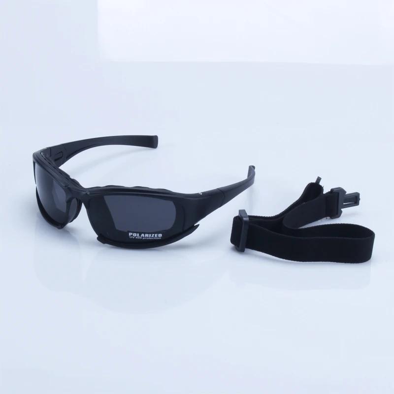X7 lunettes hommes militaire lunettes de soleil polarisées pare-balles airsoft tir Gafas fumée lenti