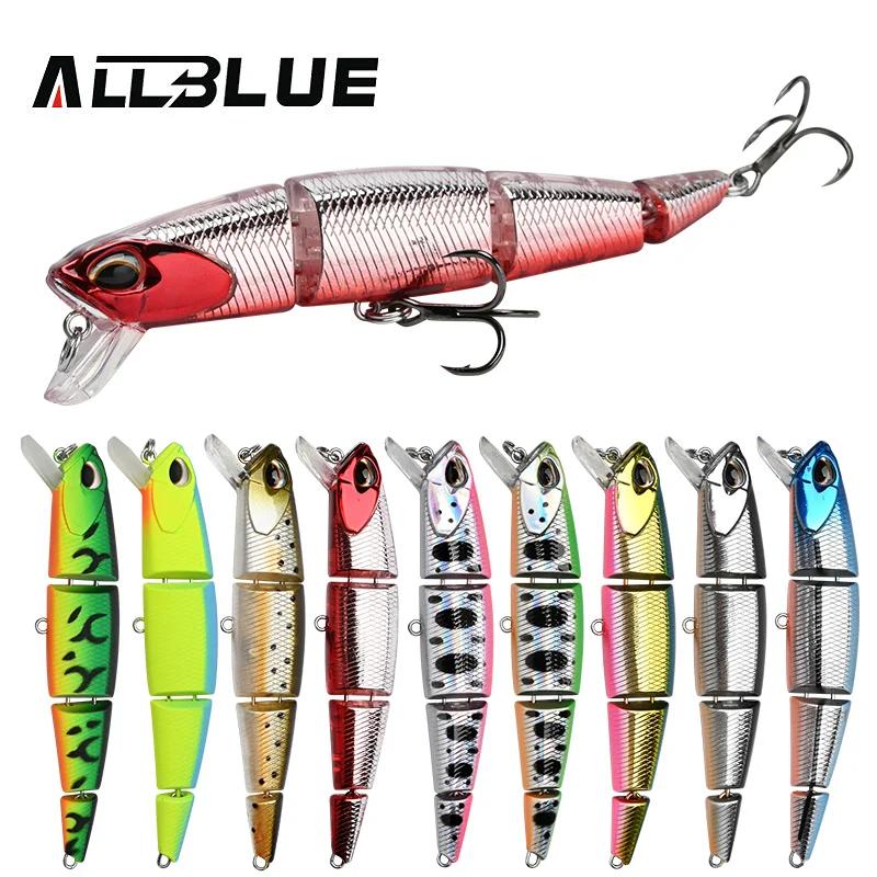ALLBLUE professionnel articulé Swimbait 70mm 90mm coulant méné leurre de pêche Jerkbait artificiel d