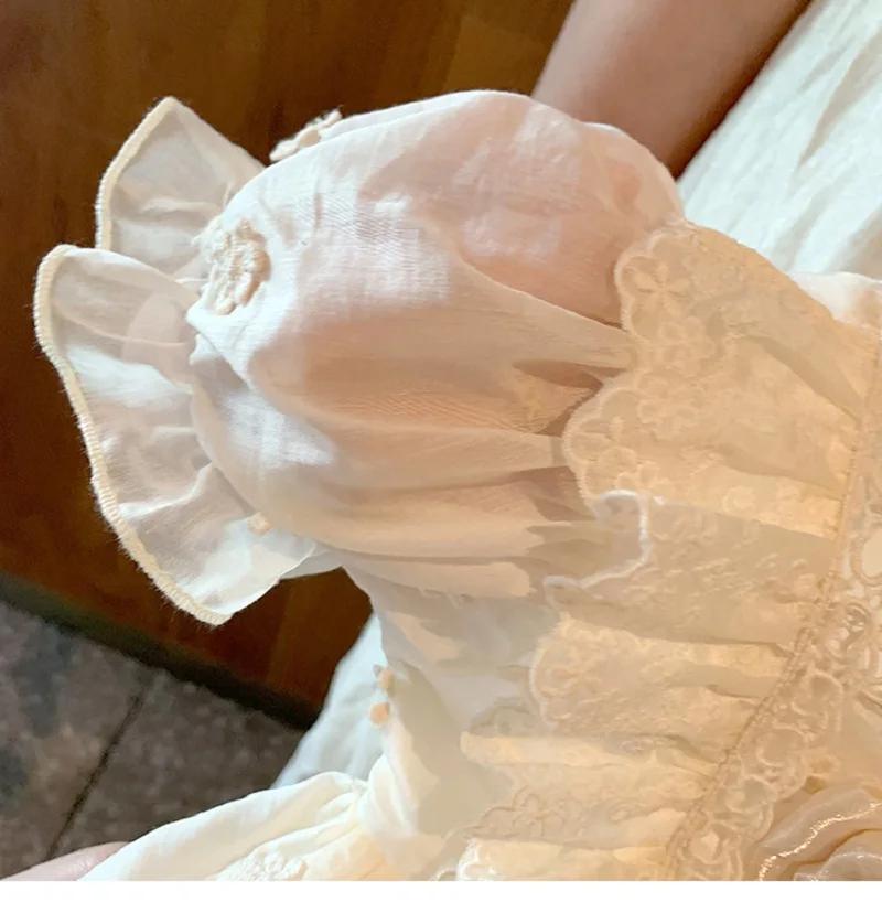 Robe de princesse Lolita française pour filles, nouveau style d'été, robe pour enfant d'un an, robe 