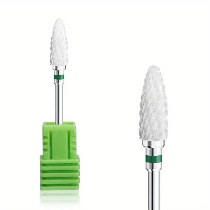 1 pièces fraise en céramique forets à ongles forets de manucure électriques pédicure moulin Bits Mac