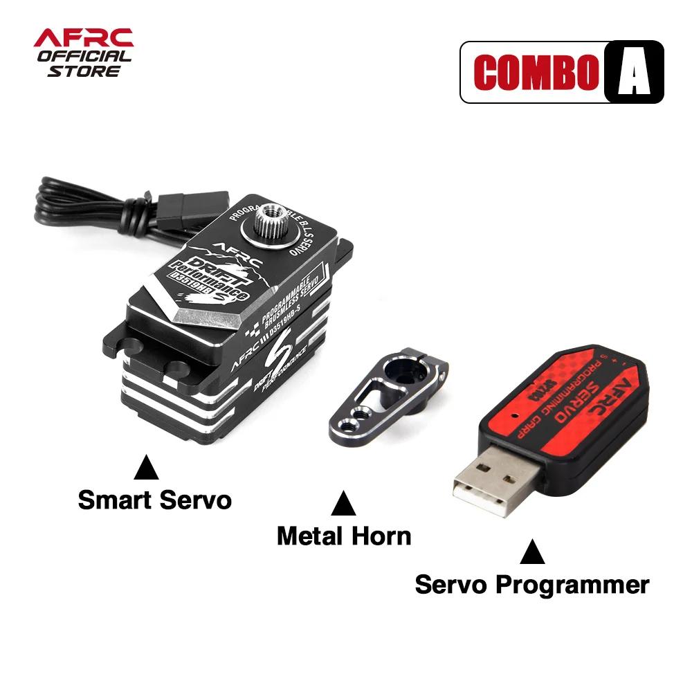 Servo sans balais HV Programmable à profil bas AFRC-D3519HB-S pour YOKOMO HSP 1/18 1/10 Etc dérive R