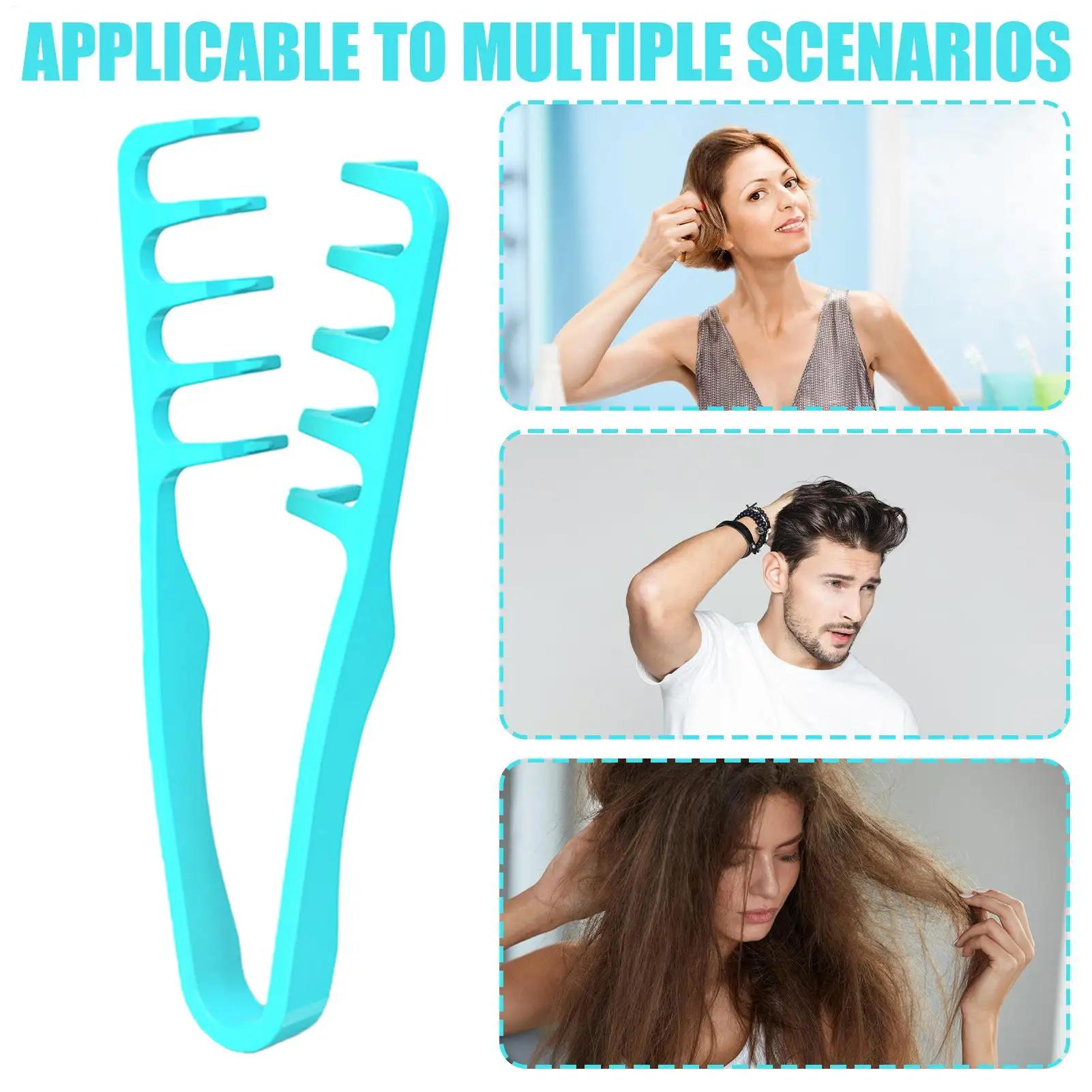 Peigne à dents larges, pour cheveux bouclés, outil de volumisation pour le Volume et le toilettage, 