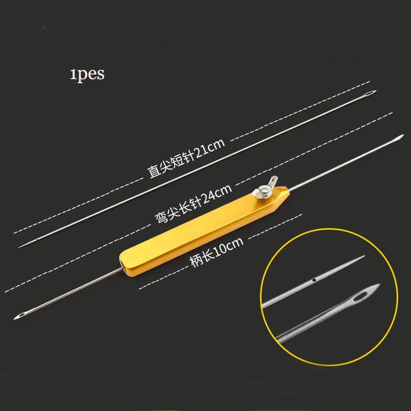 Aiguille de guide de ponction des tissus du visage, ligne qualifiée ale, outil d'instrument mis en œ