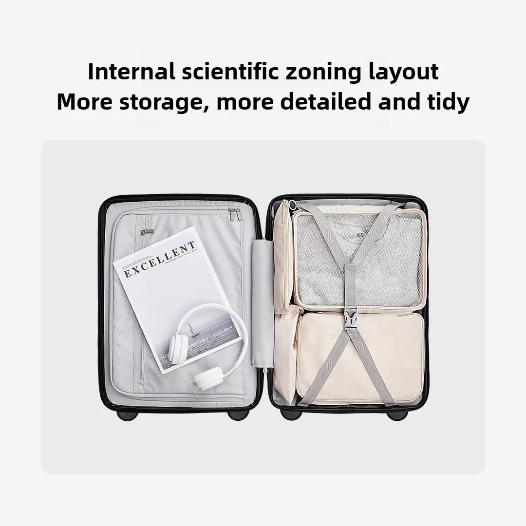 Nouveau Xiaomi 90FUN grande capacité Durable Spinner roues ensembles de bagages valise femmes fille 