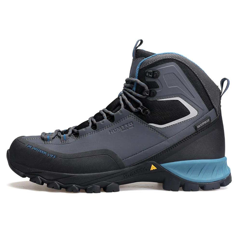 HUMTTO-Chaussures de randonnée imperméables pour hommes, bottes de trekking en plein air, baskets d'