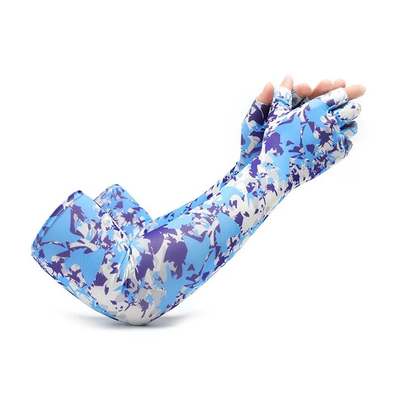 Cool hommes femmes bras manches gants course cyclisme manches pêche vélo Sport Protection bras chauf