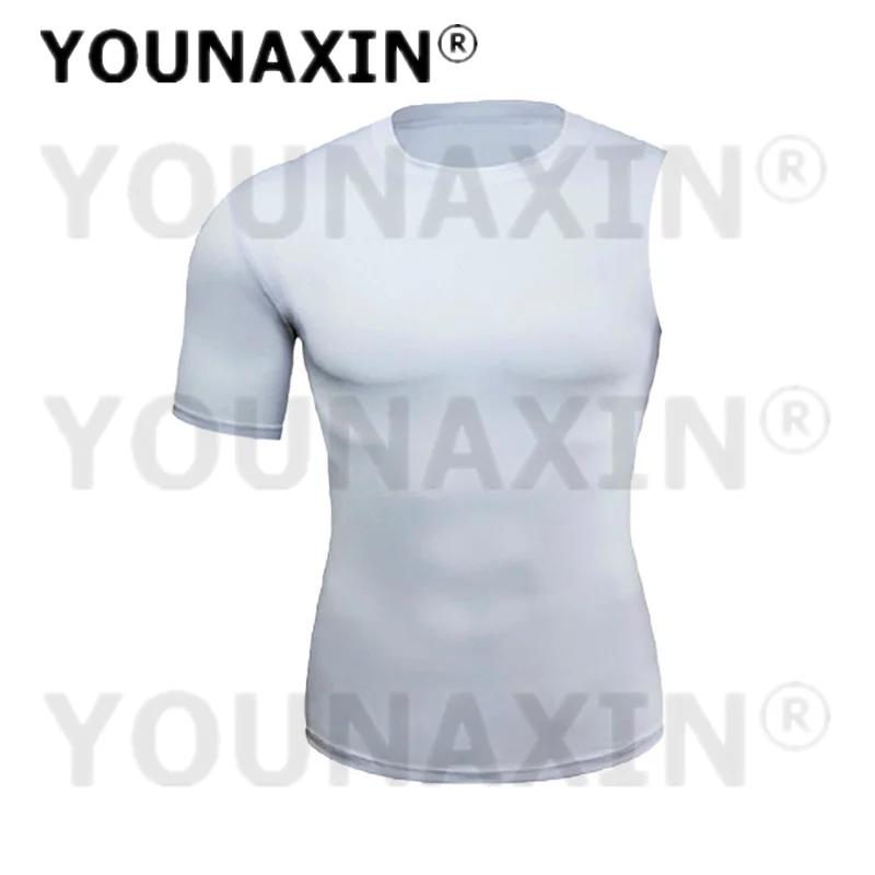 Leggings courts hommes et T-shirts manches un bras - Sport fitness basket yoga course à pied tailles S à 3XL