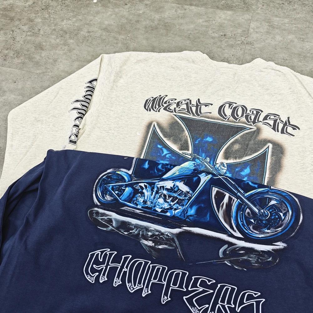 Yao mode à manches longues automne graphiques hommes vêtements décontracté Streetwear rétro luxe Bag