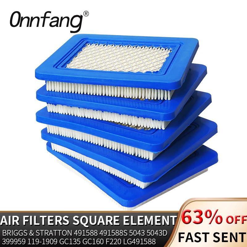 Onnfang 1 pièces filtres à air pour Briggs Stratton 491588   Toro 20332 Craftsman 3364 Tondeuse à ga