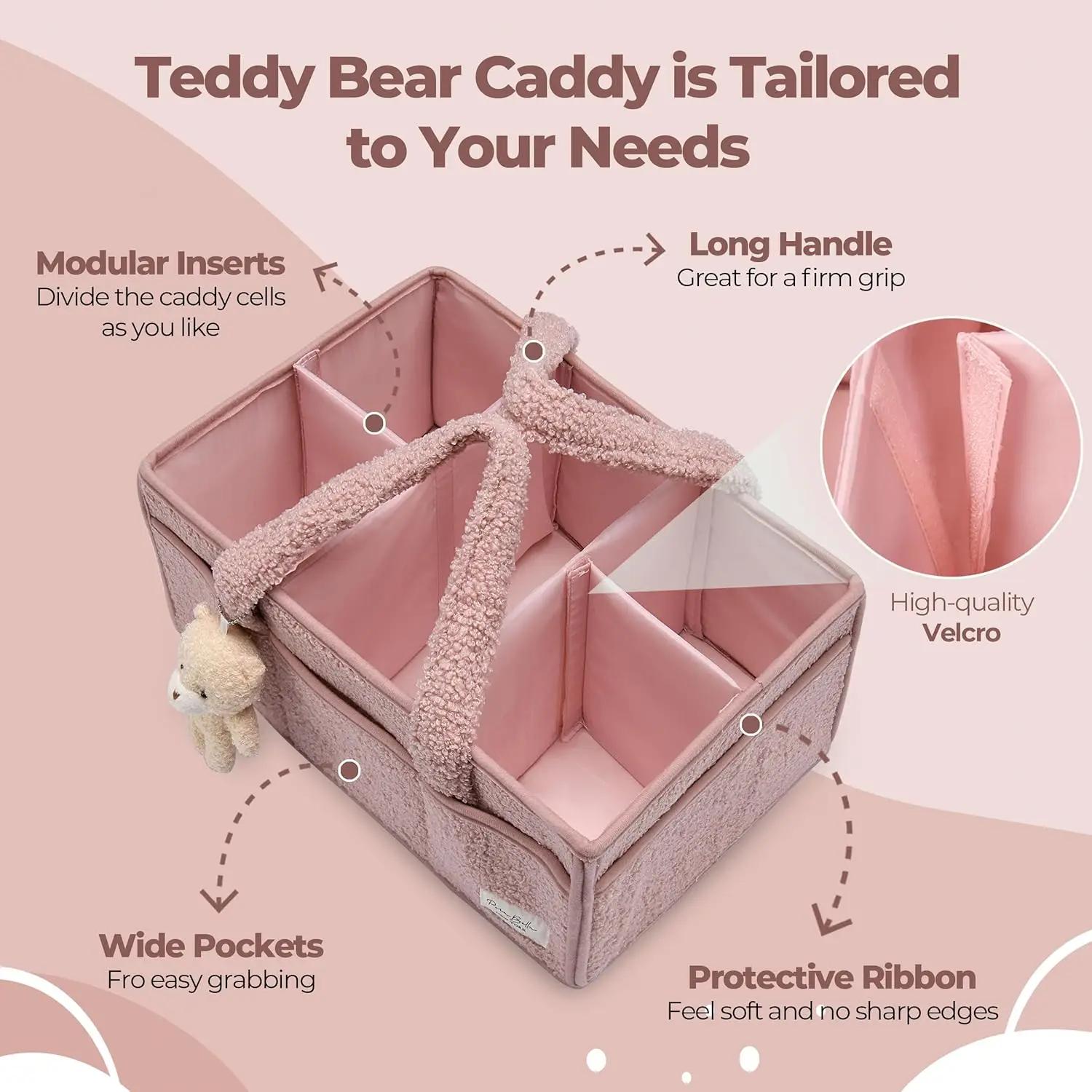 Organisateur de caddie à couches pour bébé, pour Table à langer, empiloirs et caddies en peluche, sa
