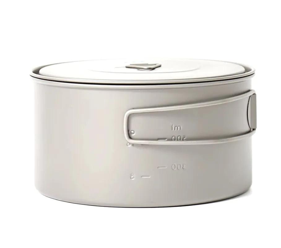 TOAKS POT-900-D130 pur Titane Camping ustensiles de cuisine en plein air, peut être utilisé comme st