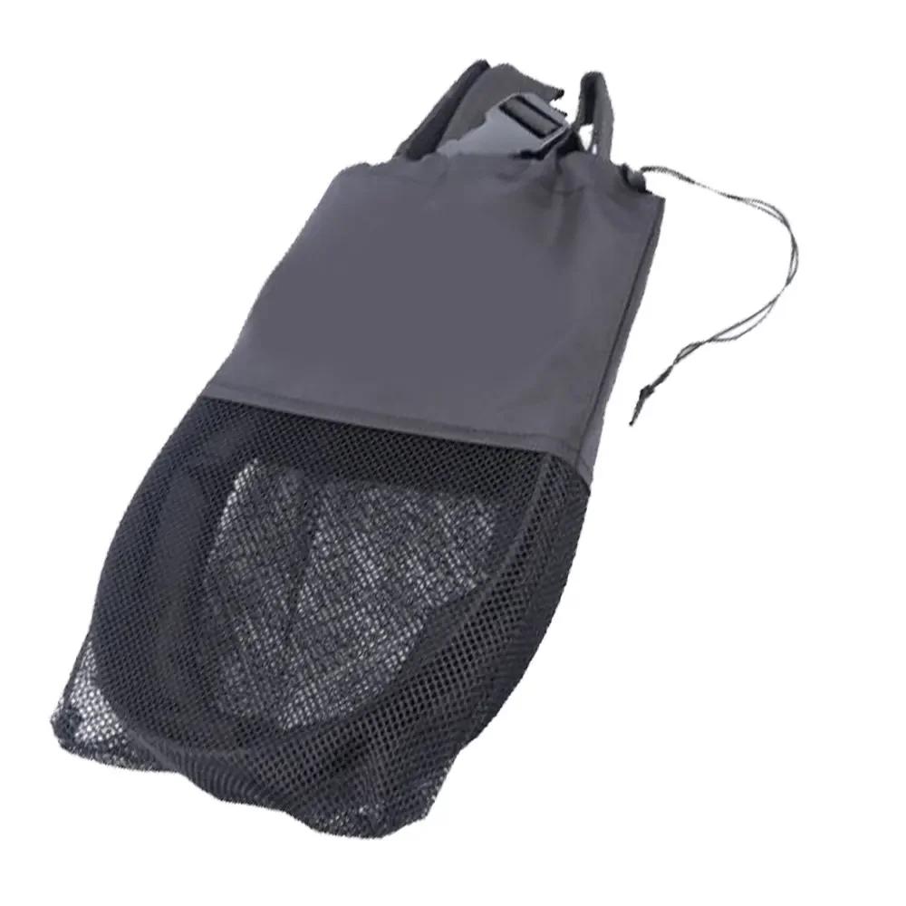 Plateau en maille pour pêche à la mouche, panier à dénuder, sac avec ceinture/sac de transport