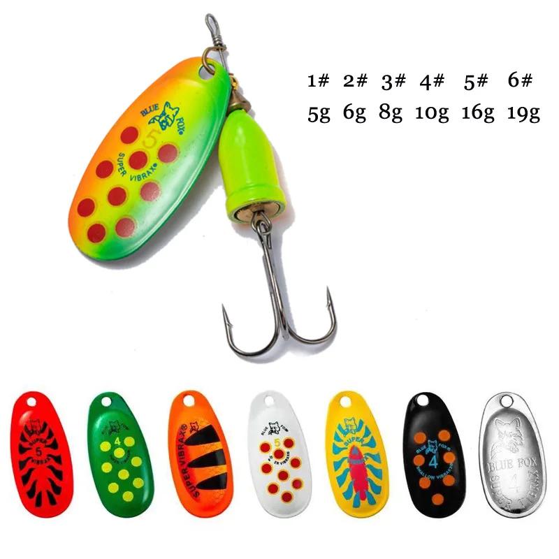 Nouveau leurre de pêche en métal FT 1 # -6 #   5g 6g 8g 10g 16g 19g Spinner appât haute qualité appâ