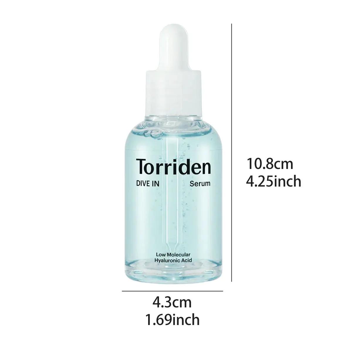 Sérum à l'acide hyaluronique à faible poids moléculaire Torriden DIVE-IN 50 ml, rafraîchissant et no