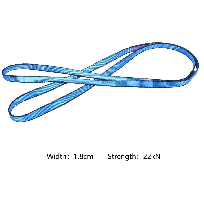 Ceinture d'escalade 22kN, fournitures de protection, ceintures portables en Polyester haute résistan
