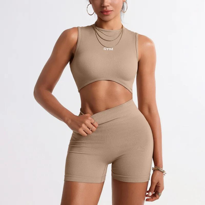 LEOSOXS 2 pièces ensemble de Yoga sans couture vêtements de sport vêtements de sport costumes de Yog