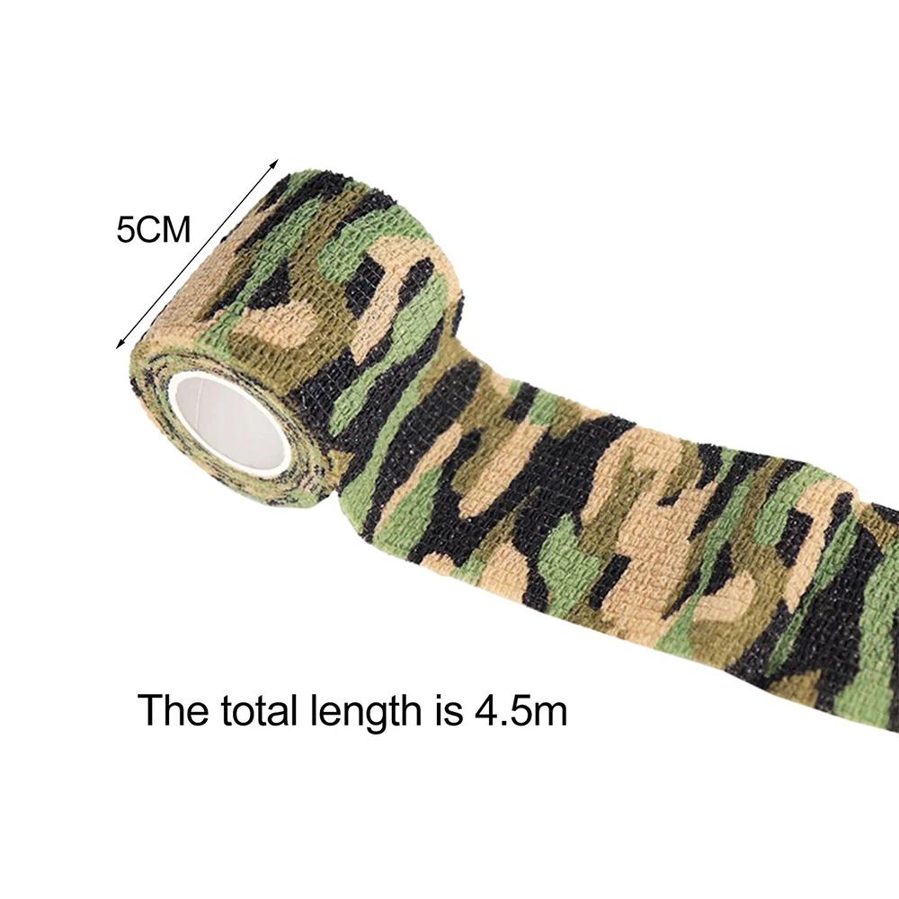 Ruban Camouflage Invisible 4,5 m pour Extérieur, Réutilisable, Auto-adhésif, pour Fusil de Chasse, T