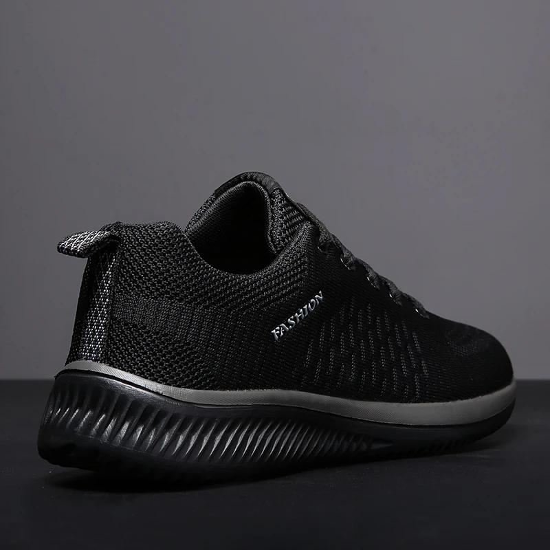 Hommes chaussures de course respirant léger confortable hommes chaussures décontractées Tenis en ple