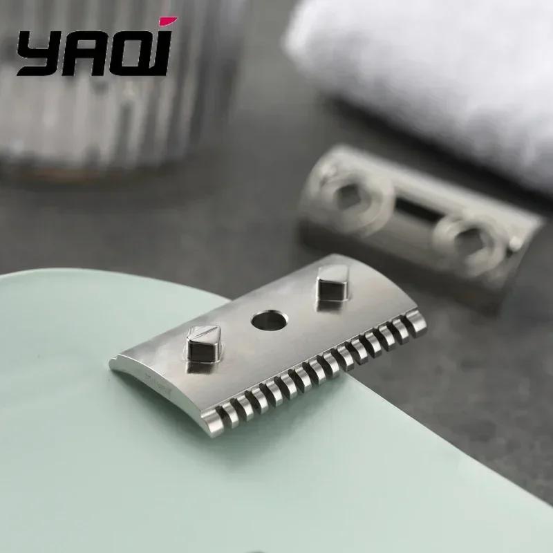 Rasoir de sécurité YAQI Harlequin 316 en acier inoxydable poli 2026 avec une espacement de lame de 0