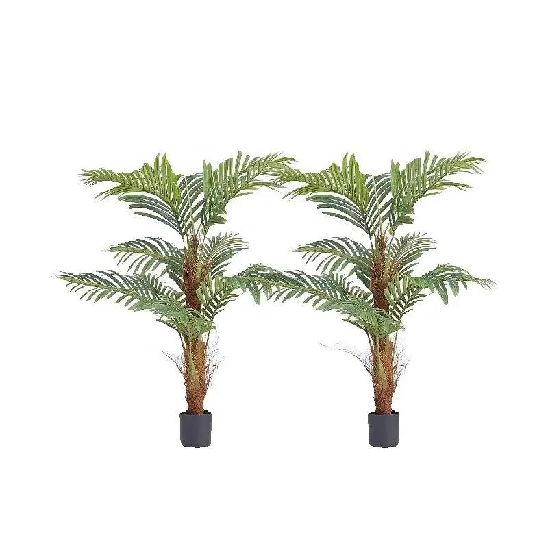 SucceBuy palmier artificiel 4/5/6 pieds fausse plante matériau PE sécurisé et Protection d'inclinais